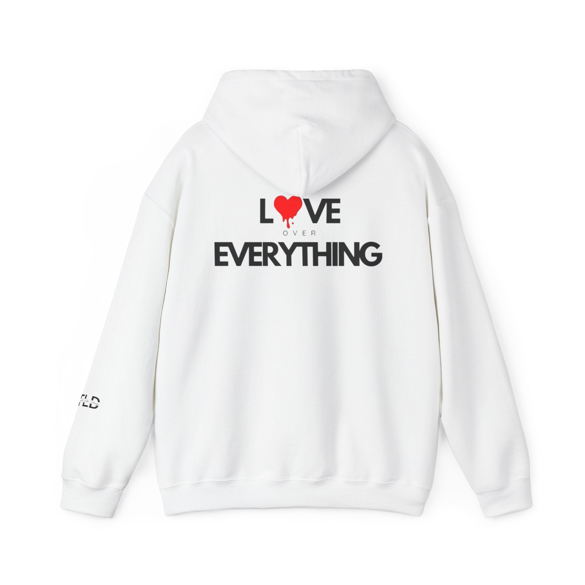 Love over Everything  TLD | Unisex Heavy Blend™ Hooded Sweatshirt