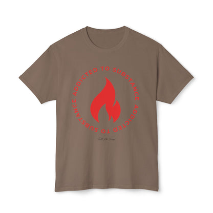 Men's Addicted to Substance Elements 2 (Fire) | Unisex HD Cotton™ T-shirt