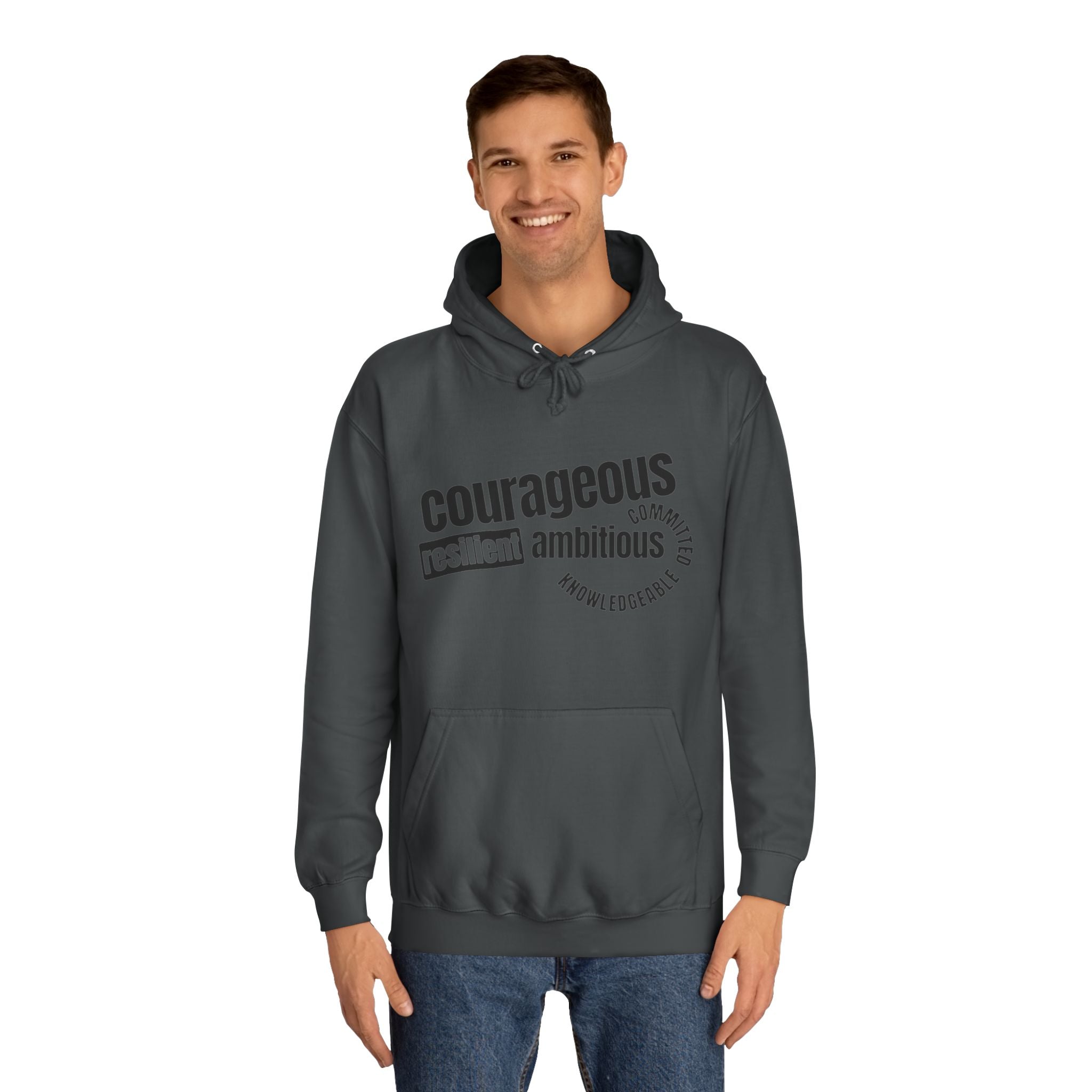 Courageous | Unisex College Hoodie