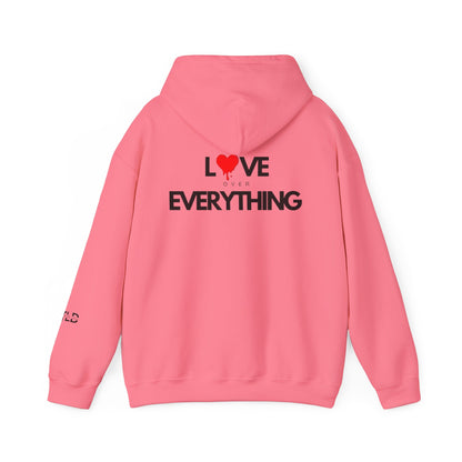 Love over Everything  TLD | Unisex Heavy Blend™ Hooded Sweatshirt