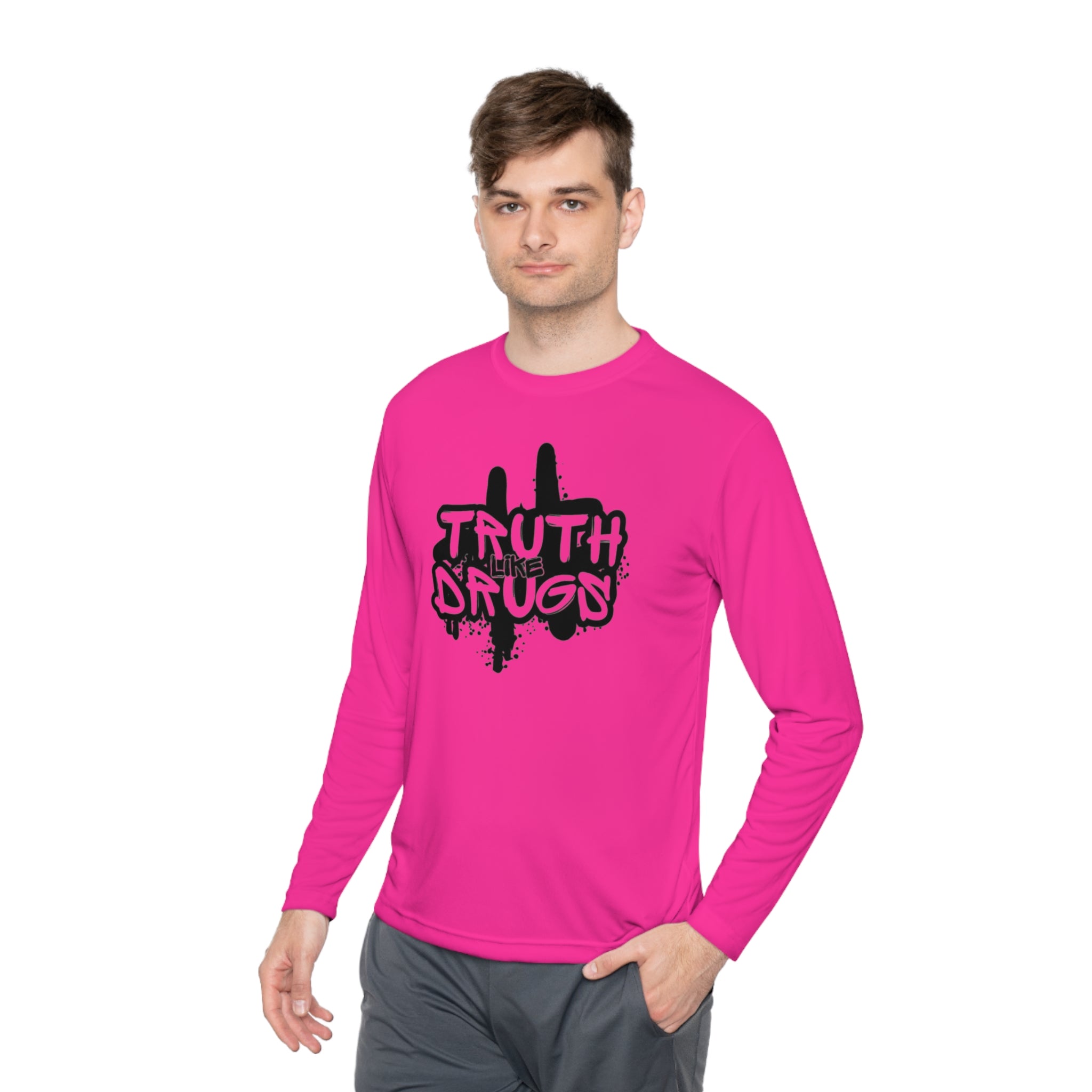 Truth Like Drugs Graffiti | Unisex Lightweight Long Sleeve Tee