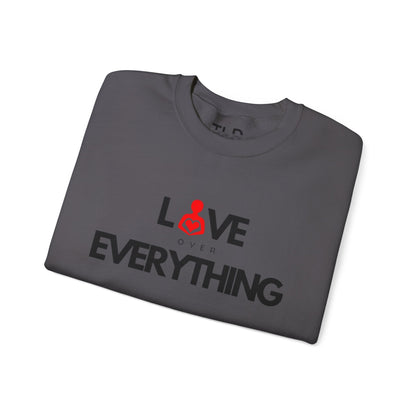 Love Over Everything  | Unisex Heavy Blend™ Crewneck Sweatshirt