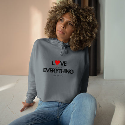 Love Over Everything | Crop Hoodie