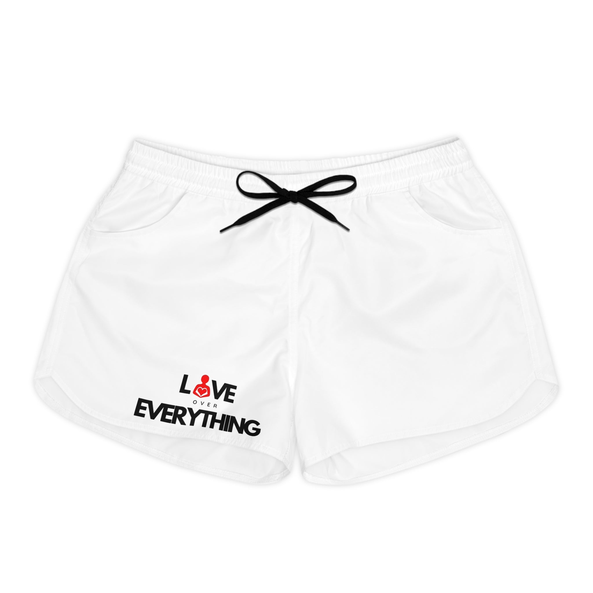 Love Over Everything | Women's Casual Shorts White