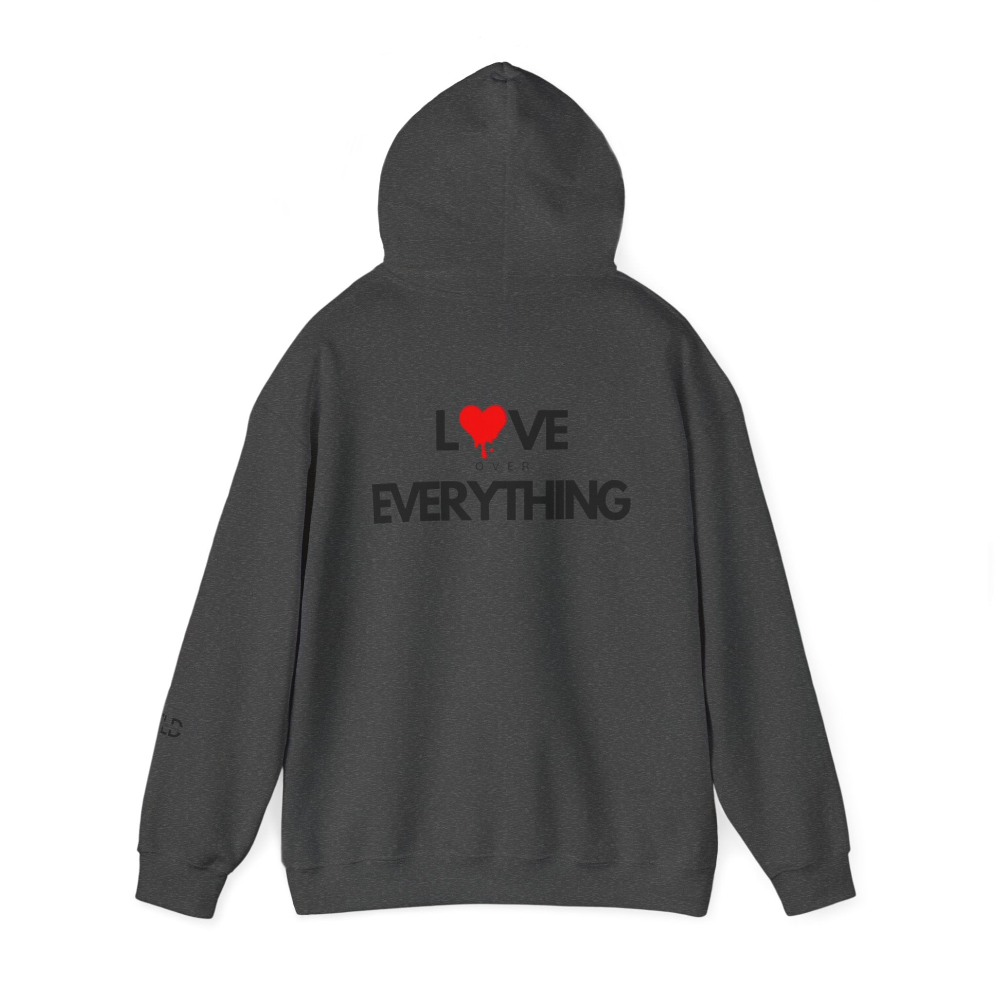 Love over Everything  TLD | Unisex Heavy Blend™ Hooded Sweatshirt