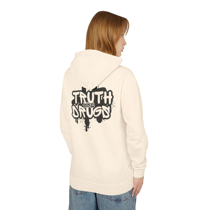 Truth Like Drugs | Unisex Lightweight Hooded Sweatshirt